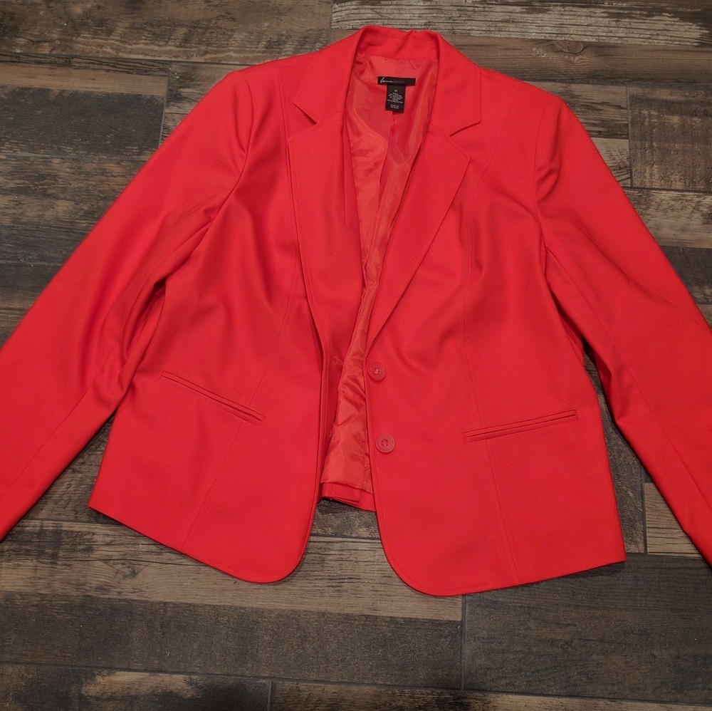 Red Blazer by Lane Bryant